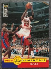 Michael Jordan (Bulls) 1996/97 Collector's Choice Common-Card (Nr.195)