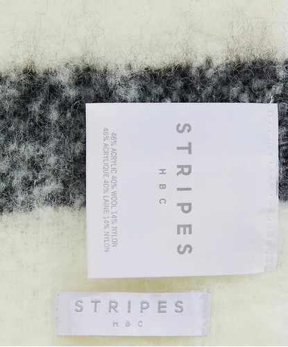 CANADA Hudson's Bay HBC Stripes Sterling Stripe All-Season Throw Blanket NEW NWT - Picture 6 of 6
