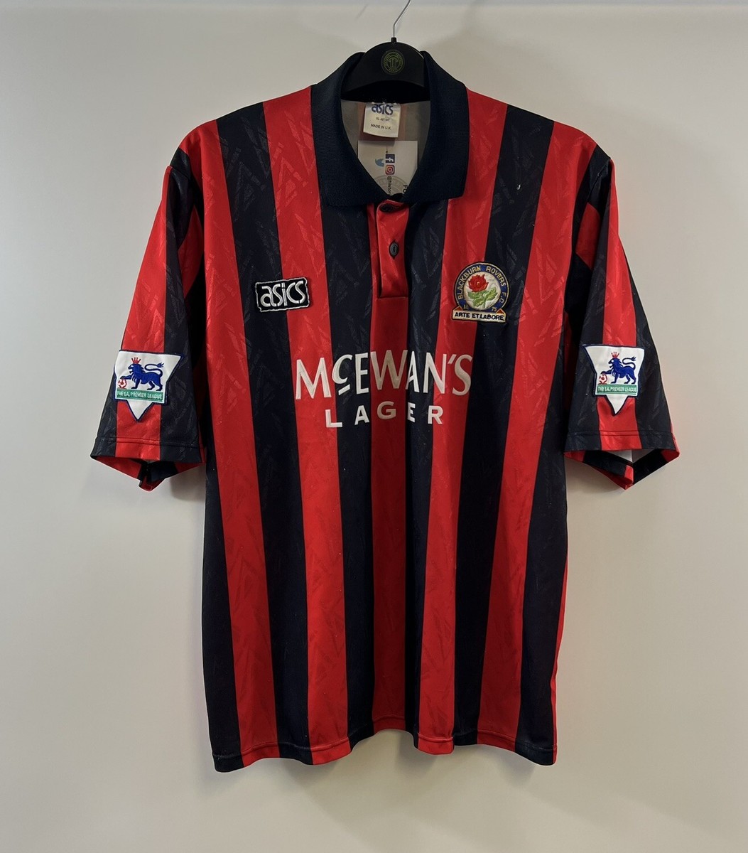 Blackburn Rovers Wilcox 11 Matchworn Away Football Shirt 1992/93