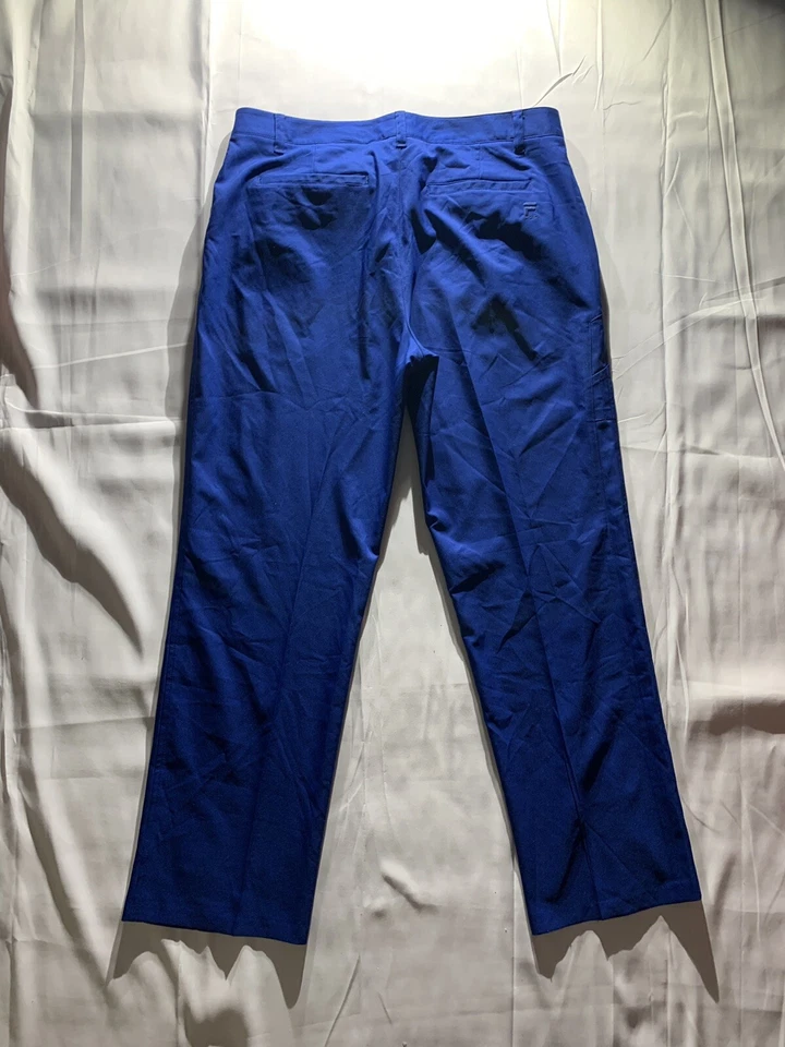 Fila Sport Golf Size 34 Pants Inseam 30” Polyester Pockets Zipper Button - Image 3 of 4