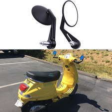 Motorrad Lenkerendenspiegel CNC E-Geprüft 7/8" Für Vespa Piaggio Kymco Roller