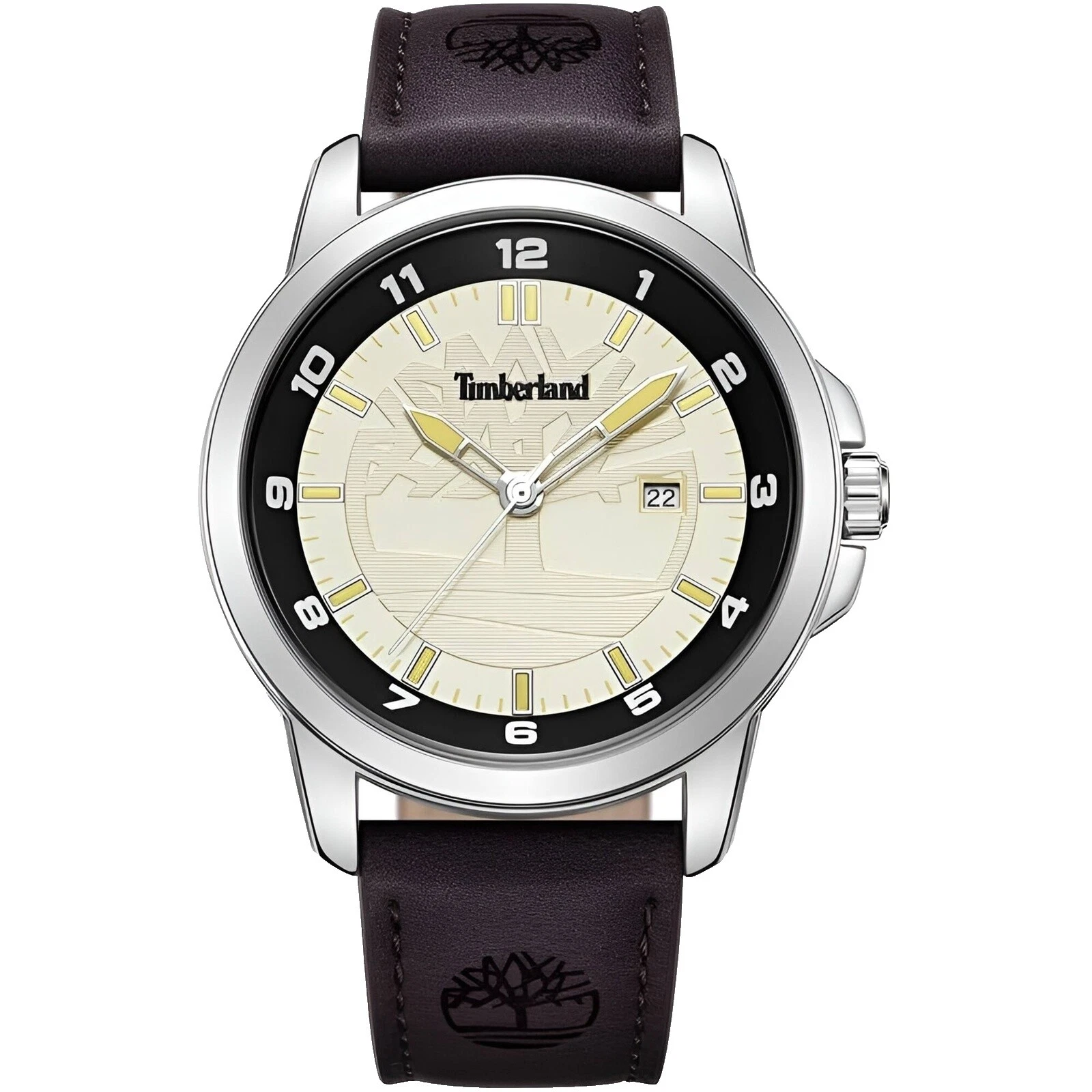 Caja de acero inoxidable Timberland Relojes de pulsera