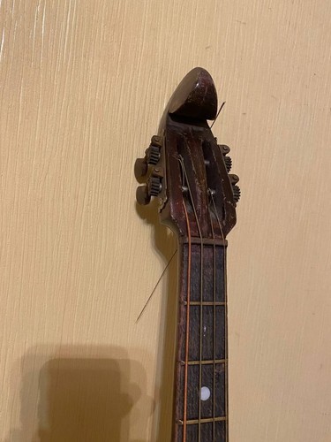Domra BASS Folk Instrument 4 strings Ukrainian Antique Ukraine Vintage - Picture 3 of 8