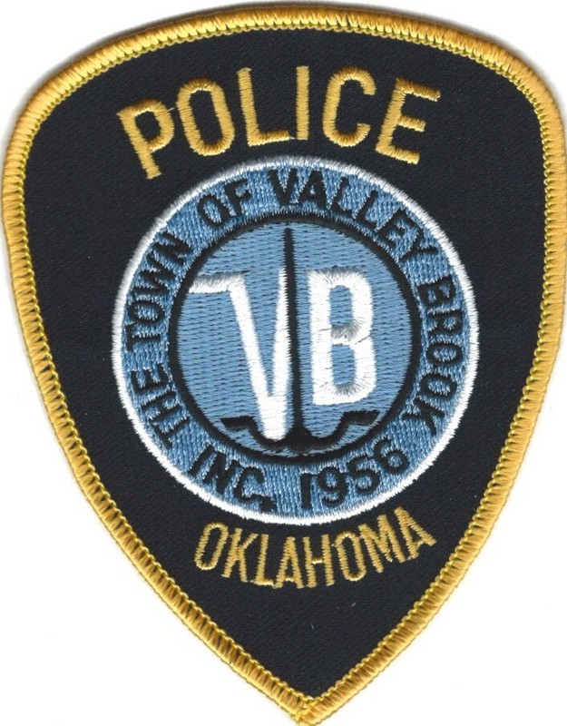 OKLAHOMA - The Town of Valley Brook Police Department patch - Inc. 1956