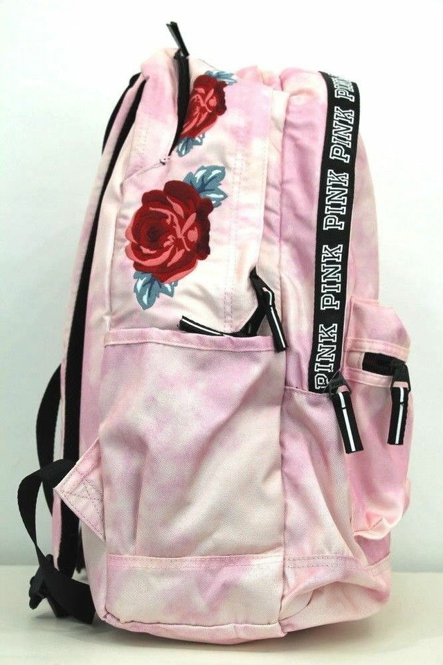 Sac à Dos Victoria’s Secret PINK Campus - Couleur Heather Gris/rose, Polyester, Neuf Avec étiquettes