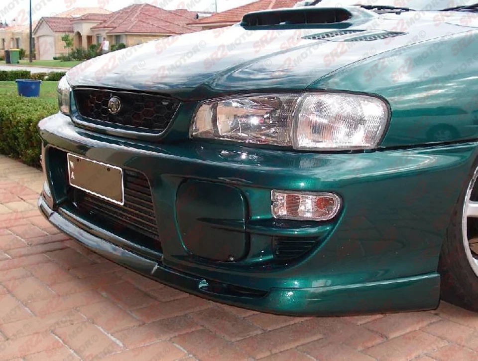 Kit de alerón divisor de parachoques de carrocería delantera estilo STI para Subaru Impreza 97-01 Foto 3 de 4