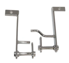 Cushman 1958-1965 Cast Iron Eagle Chrome Clutch & Brake Pedal Assembly