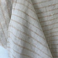 Farmhouse rustic textile antique hand woven linen French country Cottage chic c