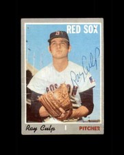Ray Culp Signed Authentic 1970 Topps Boston Red Sox Autograph