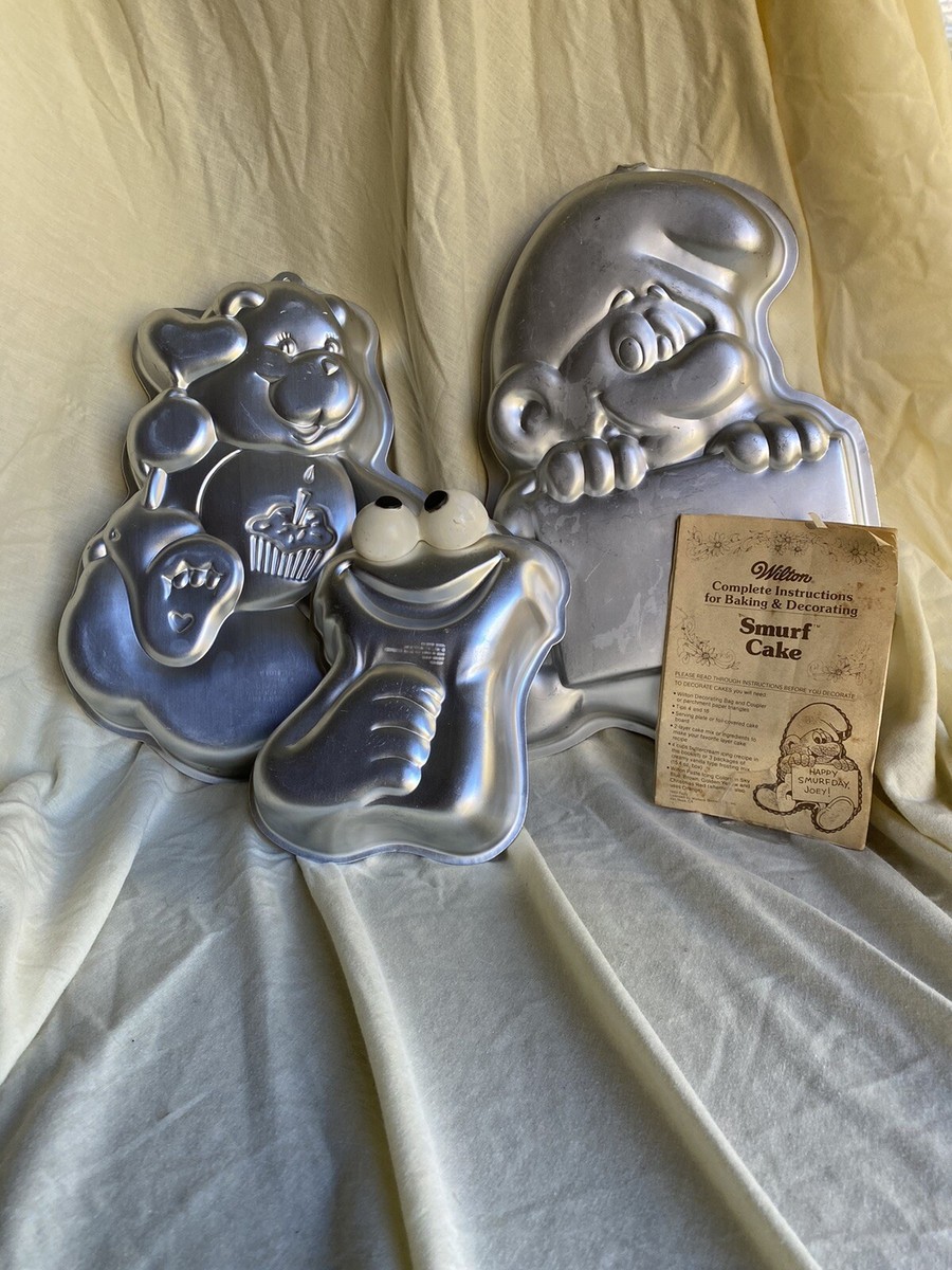 Care Bear Wilton Cake Molds Vtg Wilton Lot Of Cake Pans- Care