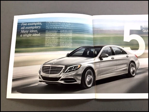 2015 Mercedes Benz S-Class 36-page Car Sales Brochure - S550 S600 S63 S65 AMG - Image 2 of 4