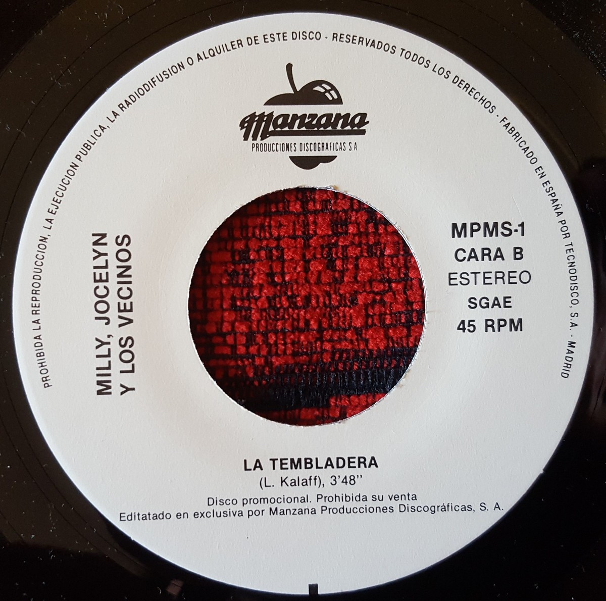 MILLY JOCELYN Y LOS VECINOS *Calimin y Chulumen* RARE 1990