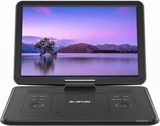Boifun 17.5" Portable DVD Player with Swivel Screen,Region Free,Remoto Control