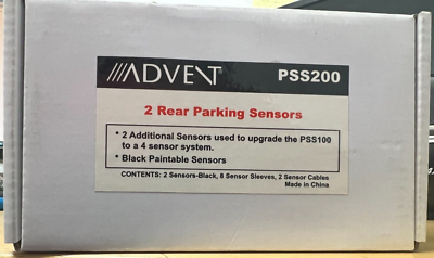 #ad Advent Audiovox Pss200 2 Rear Parking Sensors To Add To Pss100 System Black Pain $38.00