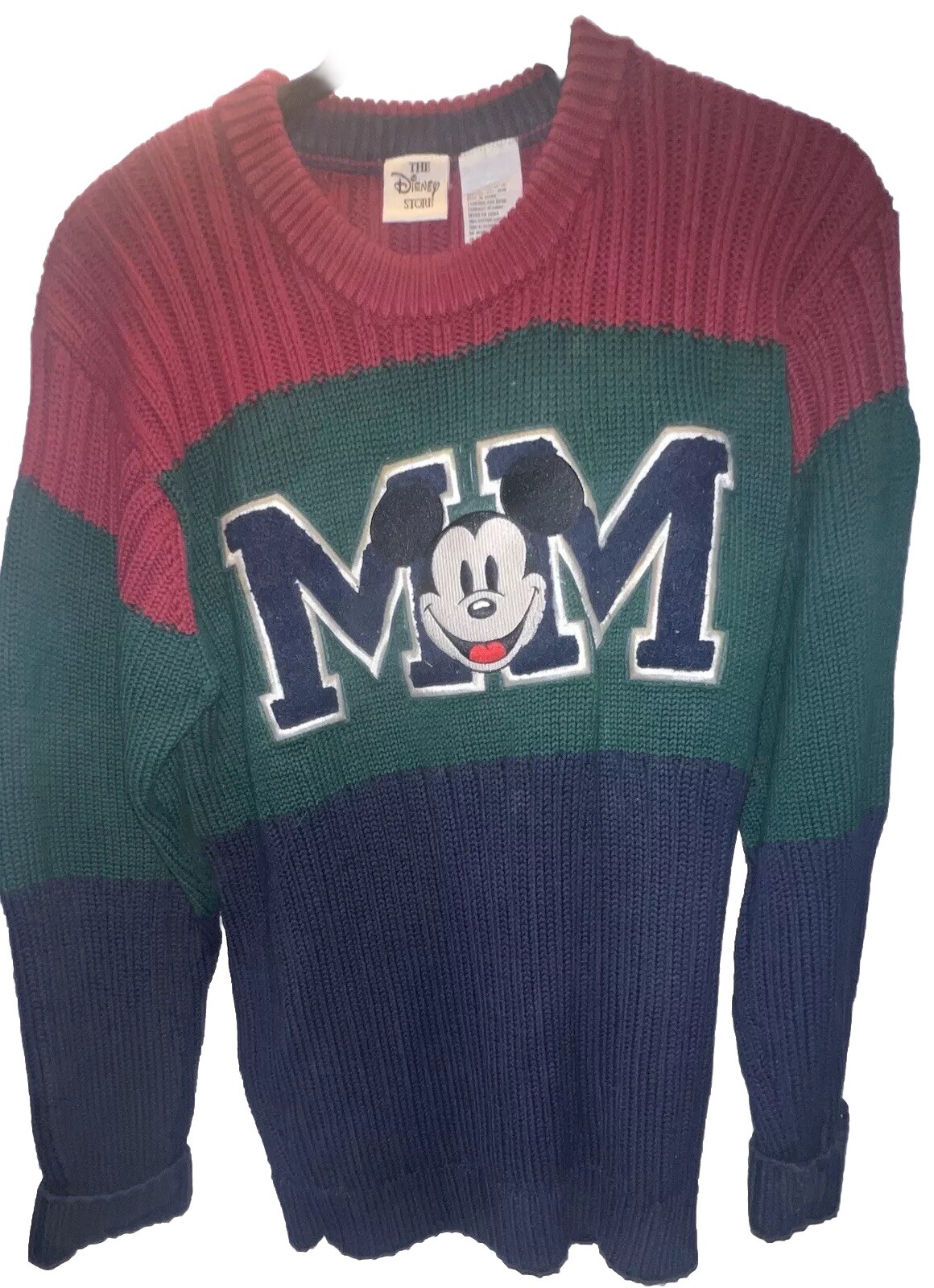 Vintage 90s Disney Store Mickey Mouse Sweater Retro Style
