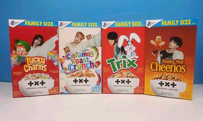 TXT Tomorrow x Together General Mills GM Limited Edition Cereal