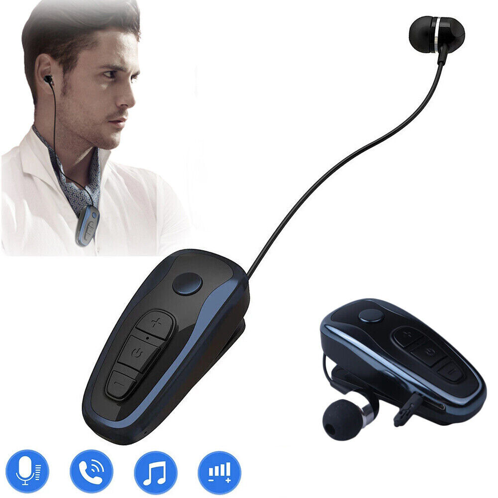Bluetooth Earphone Wireless Stereo Headphone with Mic Headset for Work Business