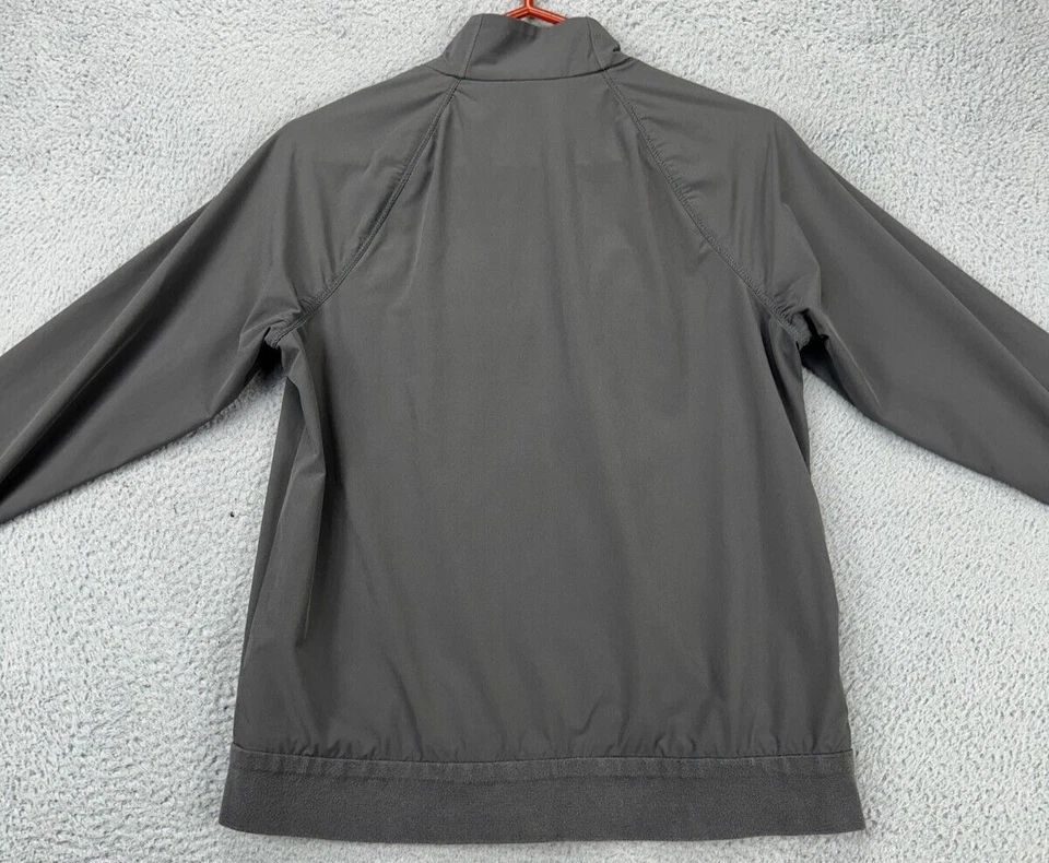Eddie Bauer Jacket Womens Medium Grey Full Zip Windbreaker Long Sleeve Pocket - Image 4 of 4