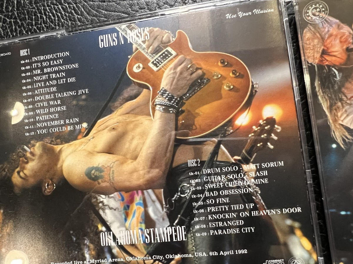 GUNS N' ROSES rare live 2 DISCs U.S.A OKLAHOMA 1992 glam rock | eBay