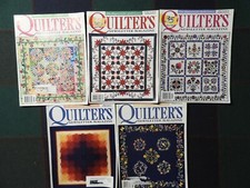 Mixed Lot of 5 - Quilter's Newsletter Magazine - Between 1998-2005 as shown - VG