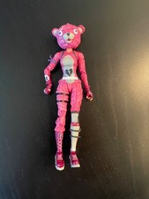 Fortnite Cuddle Team Leader Pink Bear 4  Action Figure Epic Games 2018