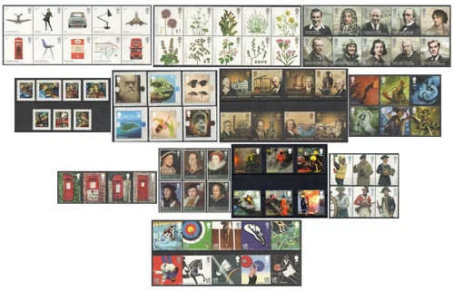 2009 Royal Mail Commemorative Sets MNH. Sold separately & as full year set.