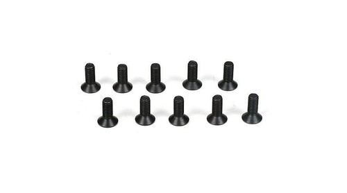 TEAM LOSI RACING Flachkopfschrauben M3 X 6mm – 10 Stück, Für RC-Modelle