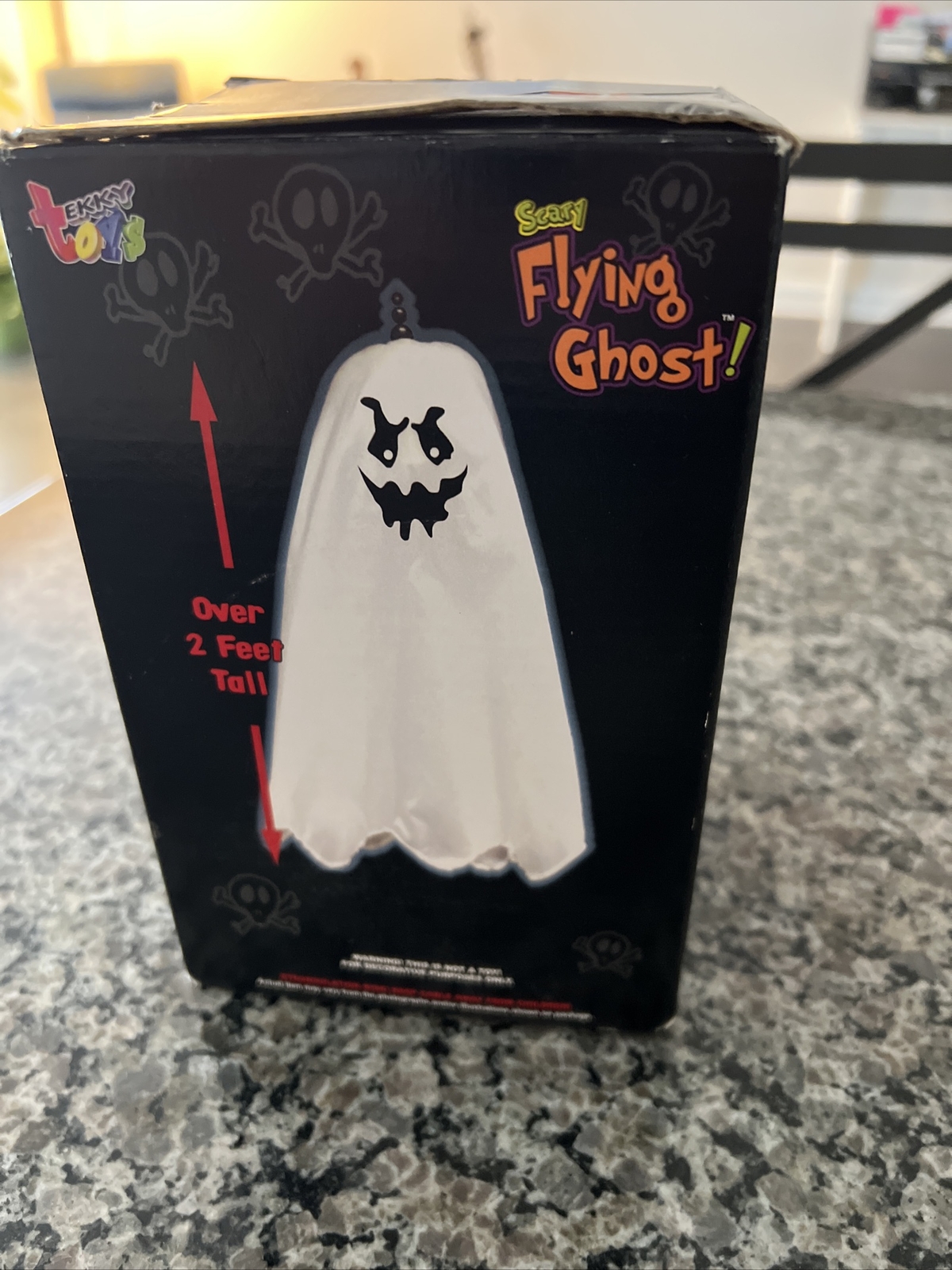 Tekky Toys SCARY FLYING GHOST Halloween Decor Prop Haunted House SOUNDS