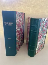 House-Keeper and Cook 1772 Leather Fine Binding &  Box  Cooking Cookery