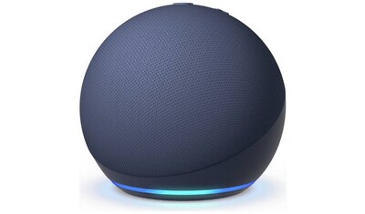 Amazon Echo Dot Smart Speaker With Alexa 5th Gen Blue   Charcoal - White