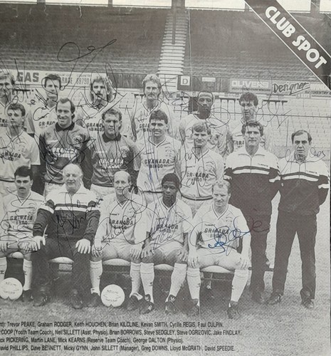 FULL Coventry City 1987 Squad 23 Signed Photo Sillett Cyrille Regis Kilcline COA - Picture 4 of 4