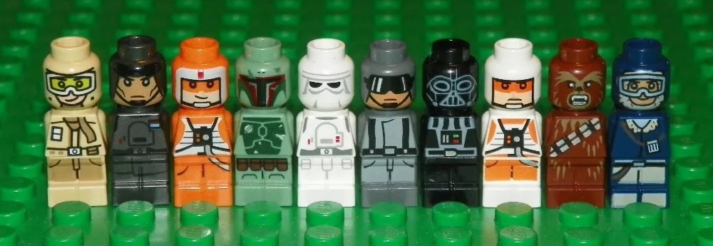 LEGO Star Wars Microfigs Set of 10 Micro Fig Microfig