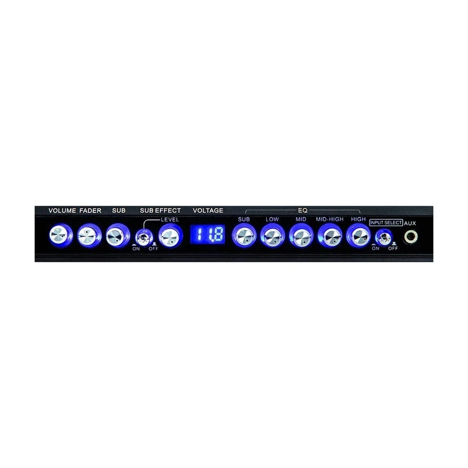 Soundstream MPQ-5V - 5-Band Car Parametric Equalizer w/ Voltage Level Indicator - Image 3 of 4