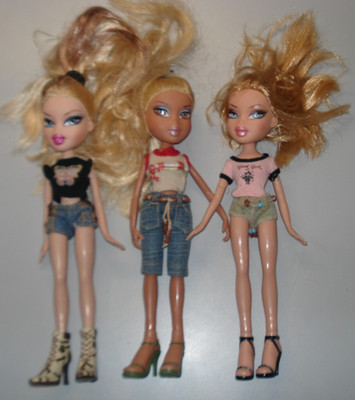 2001 Bratz Doll Girls Lot Of  3 Girls