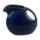 Fiesta Disc Pitcher Royal Blue Fiestaware Small Water Juice Pitcher 5.5" Tall