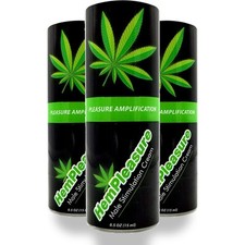 Hempleasure Male Stimulation Cream Body Action 0.5Oz Adult 0.5 Oz 3 Pack