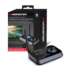 Monster Bluetooth Transmitter  Receiver, 2-in-1 Bluetooth Audio Adapter, Stre...