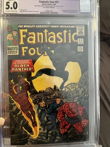 🔥🔥🔥Fantastic Four #52 CGC Graded 5.0.