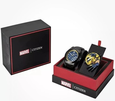 Citizen MARVEL Wolverine Watch Men's Eco-Drive AW1435-66W Set (FEDEX 2 DAY)