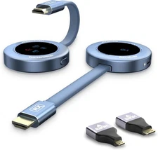 Wireless HDMI Transmitter and Receiver, HD Extender Plug & Play Portable 2.4G/5G