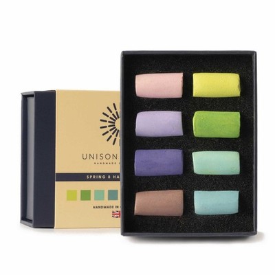 Unison Colour Artists Soft Pastels Spring Colours Halbe Stange Mini 8 Set