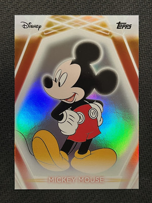 2026 Topps Disney Neon Mickey Mouse #200 Rainbow Foilboard