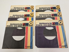 Lot of 6 Vintage Atlantic Atco 45 RPM 7" Company Record Sleeves for Rock Soul