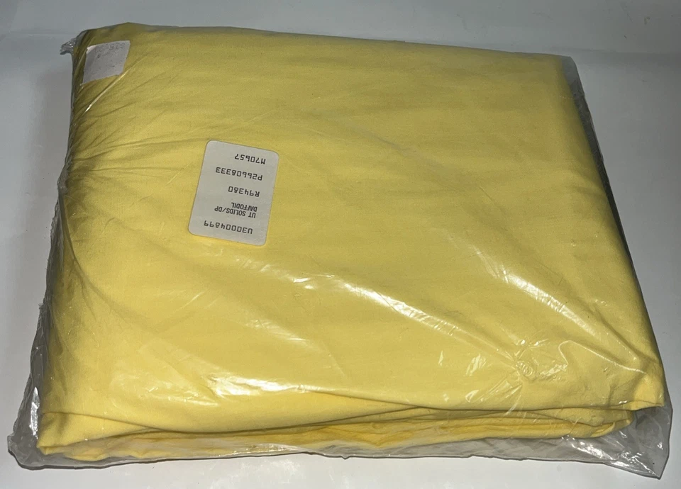 Новый Utica J. P. Stevens желтый король резинке лист без железа перкаль 1977 США - Изображение 3 из 3