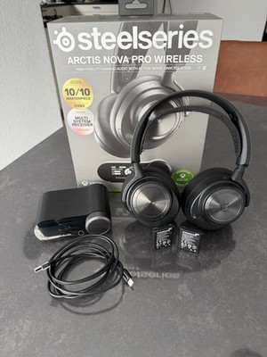 SteelSeries Arctis Nova Pro Wireless X Gaming Kopfhörer (Over-Ear) Set - Schwarz