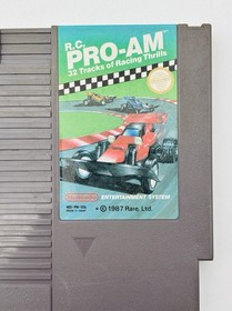 R.C. Carrito Pro-Am (Nintendo Entertainment System NES, 1988) PROBADO FUNCIONA solo en muy buena condici&oacute;n