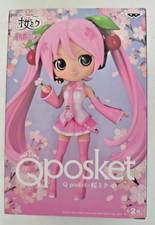 Hatsune Miku Sakura Miku QPosket Type A Banpresto  Figure  UK seller - new