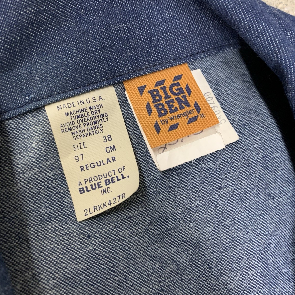 True Vintage NOS Blue Bell Big Ben By Wrangler Denim Coveralls | eBay