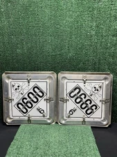 Hazmat Placards With Mounting Plaque  Set Of 2 Numbered . Free Shipping