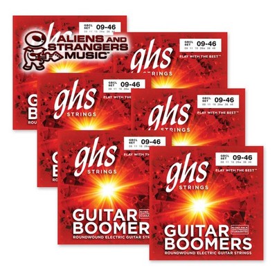 6 Sets! GHS Boomers Custom Light Electric GBCL 9-46